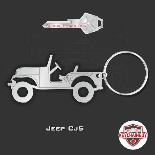 Jeep CJ5 Keychains