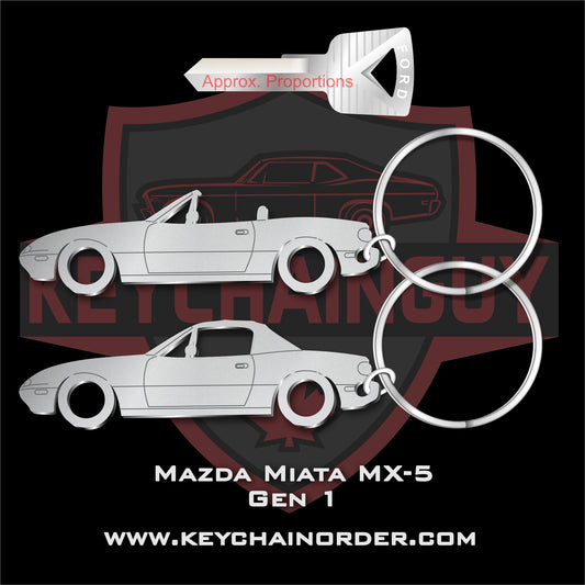 1989 - 1997 Mazda Miata MX-5 Gen 1  NA Keychains