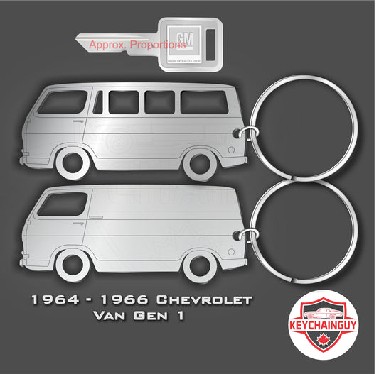1964 - 1966 Chevrolet Van Gen 1 Window or Panel