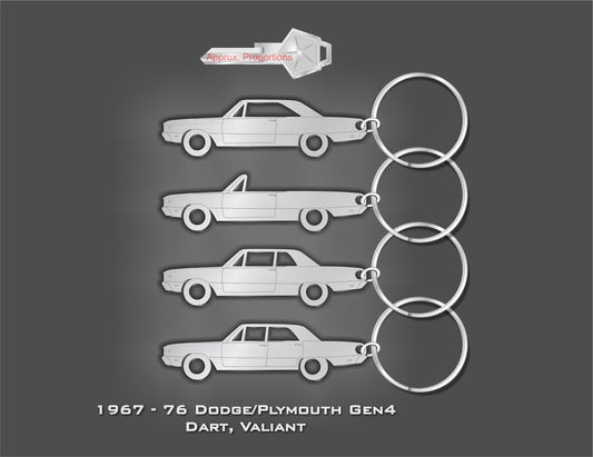 1967 - 1976  Dodge/Plymouth Dart and Valiant (Gen 4)