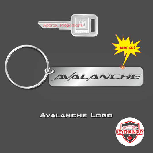 Chevrolet Avalanche Logo Keychain