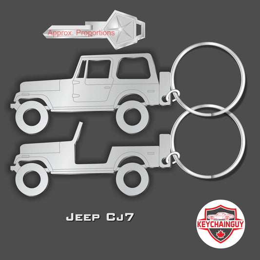 Jeep CJ7 Keychains