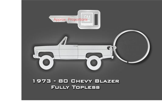 1973 - 1980 Chevy K5 Blazer Fully Topless